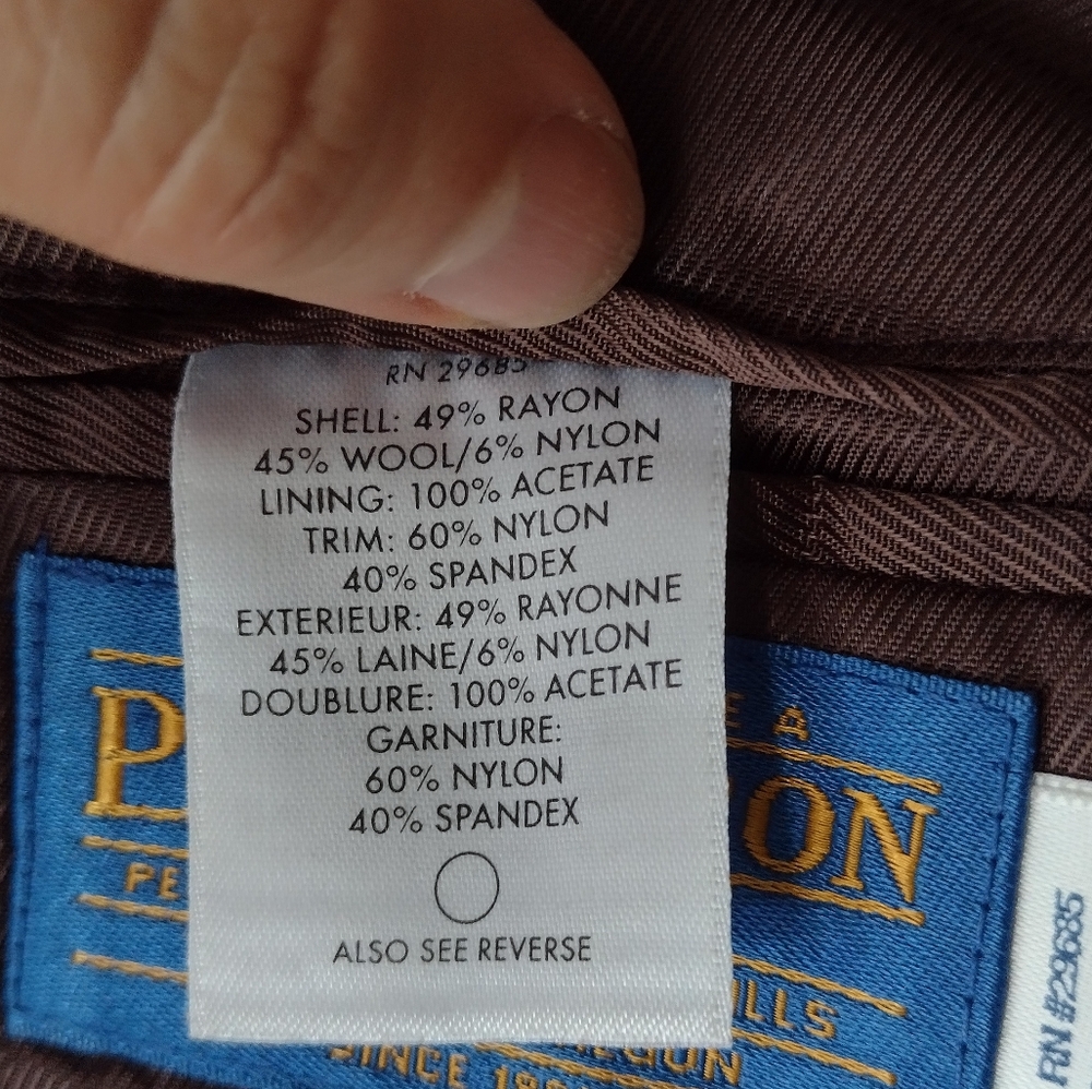 Pendleton Men’s Blazer Wool Herringbone Western S… - image 10